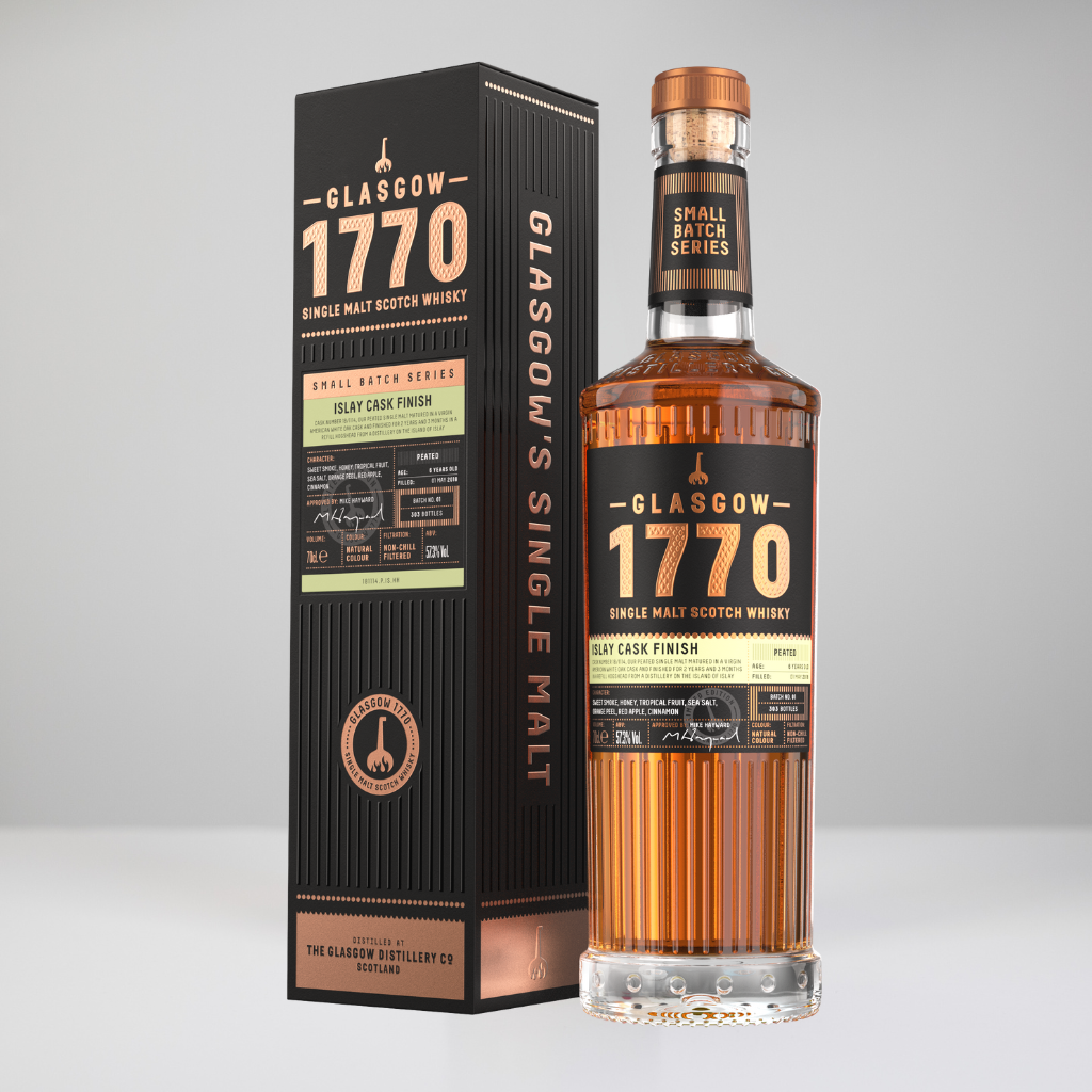 Glasgow 1770 Islay Cask Finish Peated Batch 01