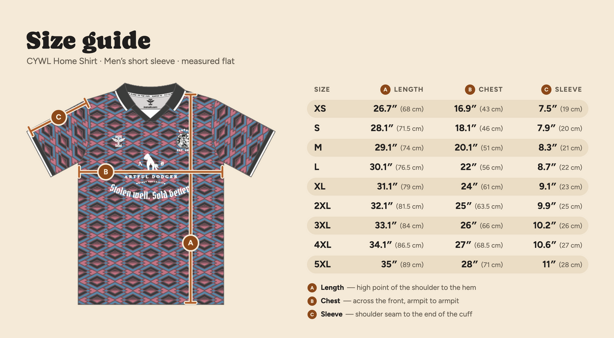 CYWL 5 Year Anniversary Football Shirt (Pre-Order!!!)