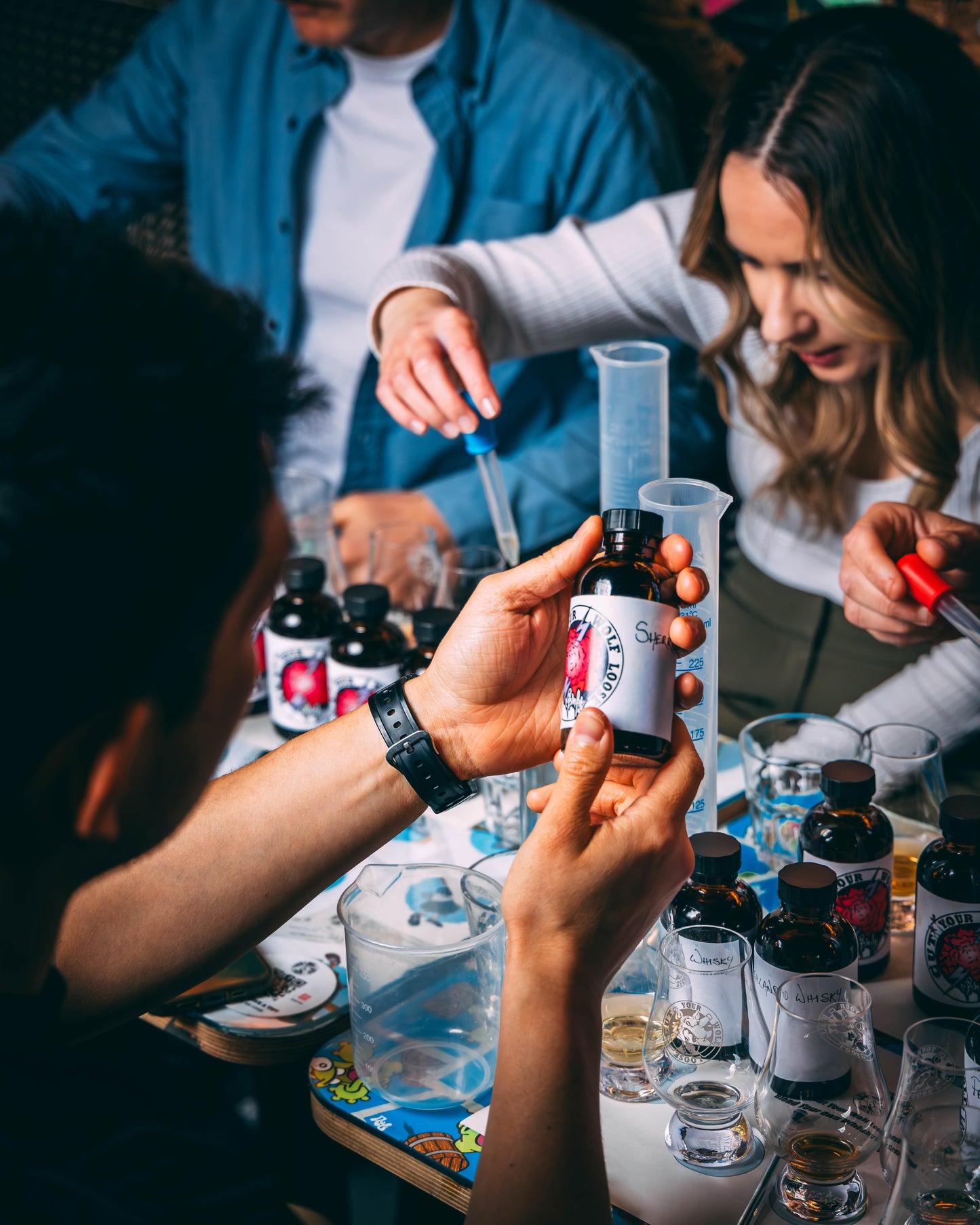 Blend Your Own Whisky at Cut Your Wolf Loose.